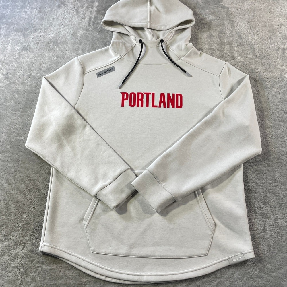 Portland Trailblazers Legends Hoodie Mens‎ Large Athletic Tech Fleece Pullover